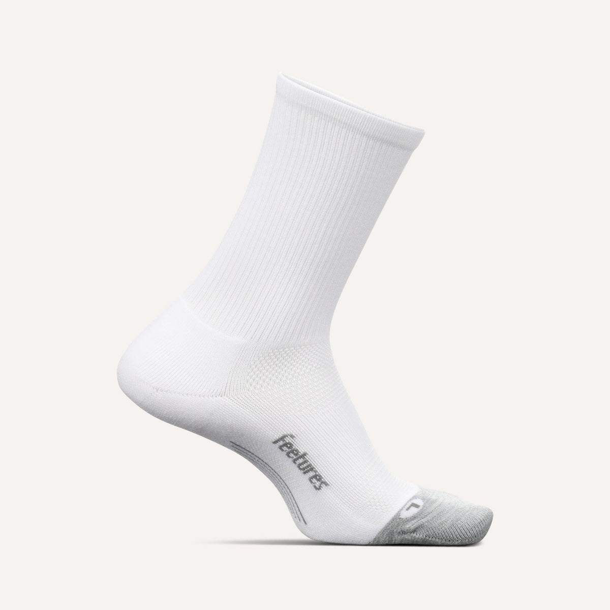 Feetures Elite Ultra Light Cushion Mini Crew GEAR - Socks WHITE
