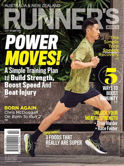 The July / August edition is - Runner's World Magazine