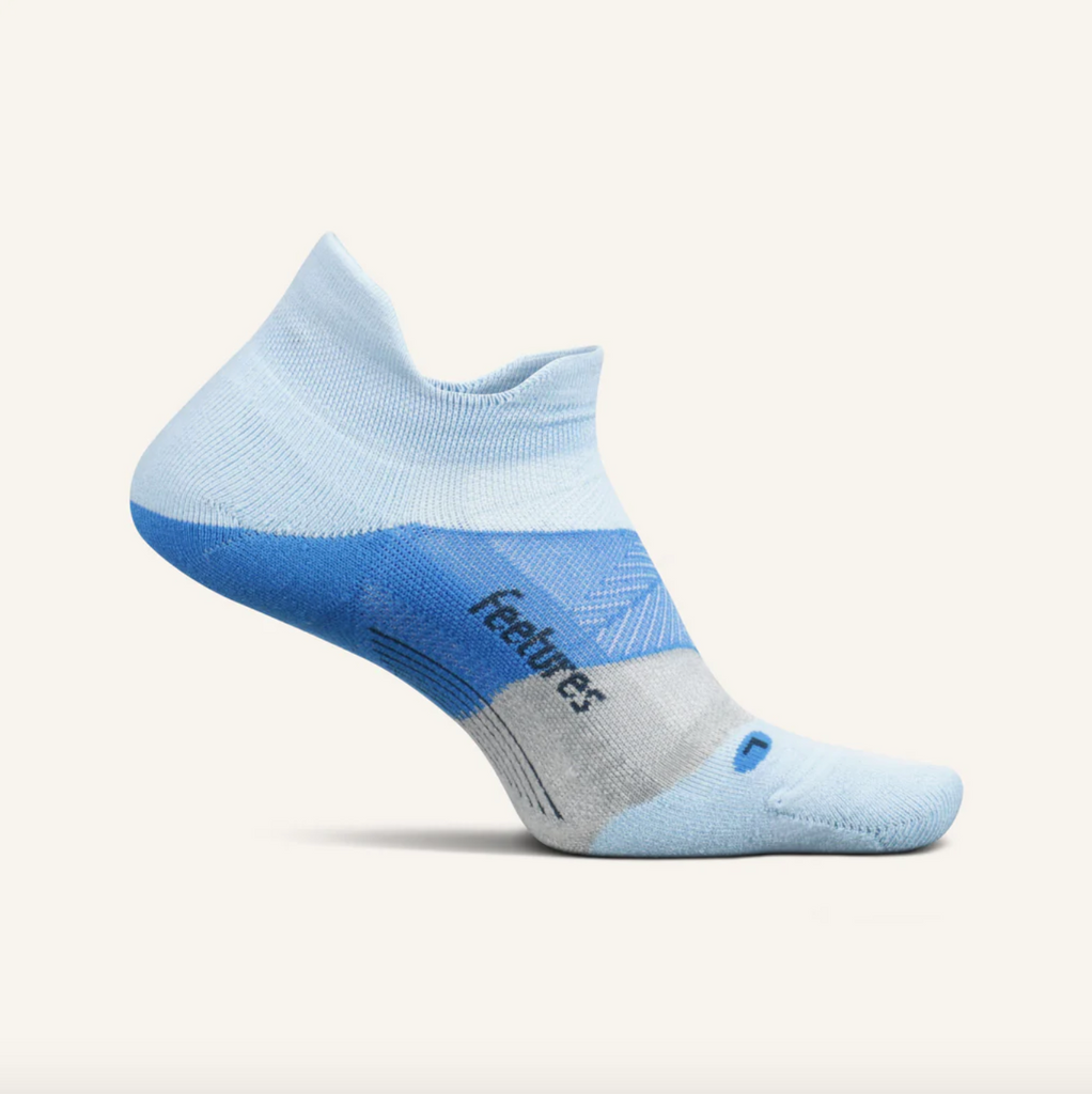 Feetures Elite Light Cushion No Show Tab GEAR - Socks BIG SKY BLUE