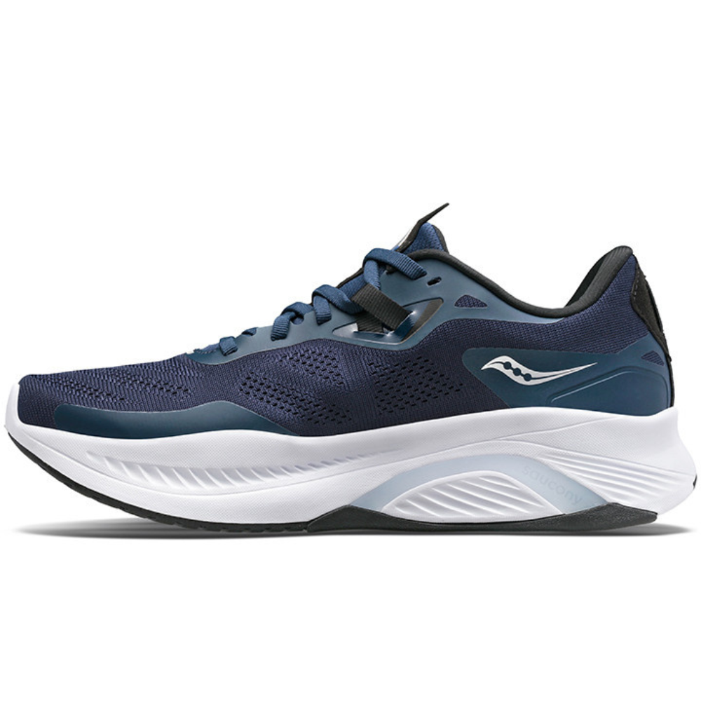 Saucony Guide 15 Mens FOOTWEAR - Mens Stability NAVY/SILVER MARINE/ARGENT