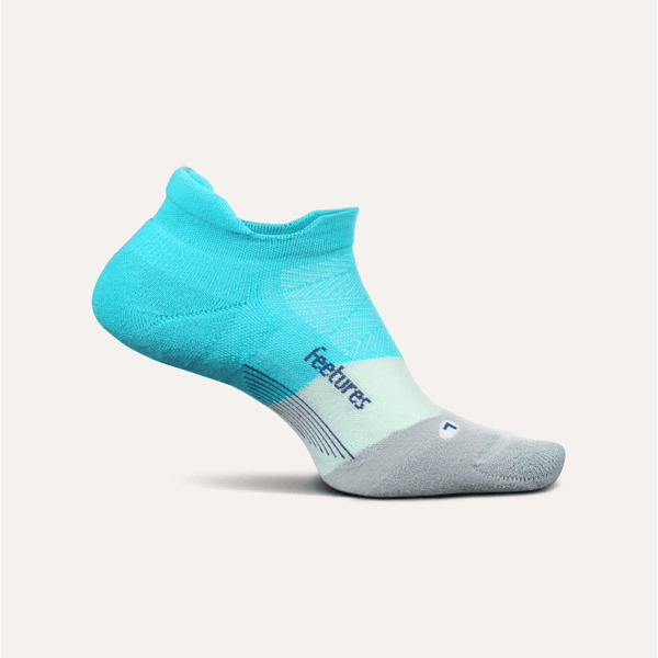 Feetures Elite Light Cushion No Show Tab Sock Wave - Calzini Da Corsa Morbidi E Di Supporto, Orchidea Viola, Taglia Small