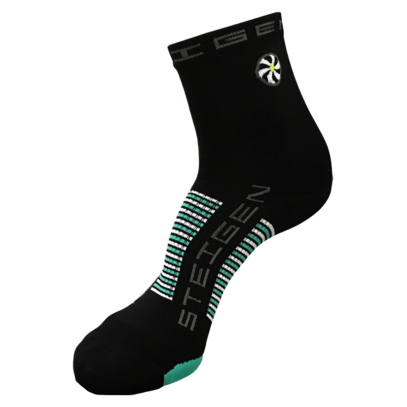 Steigen 1/2 Length Running Socks GEAR - Socks BLACK