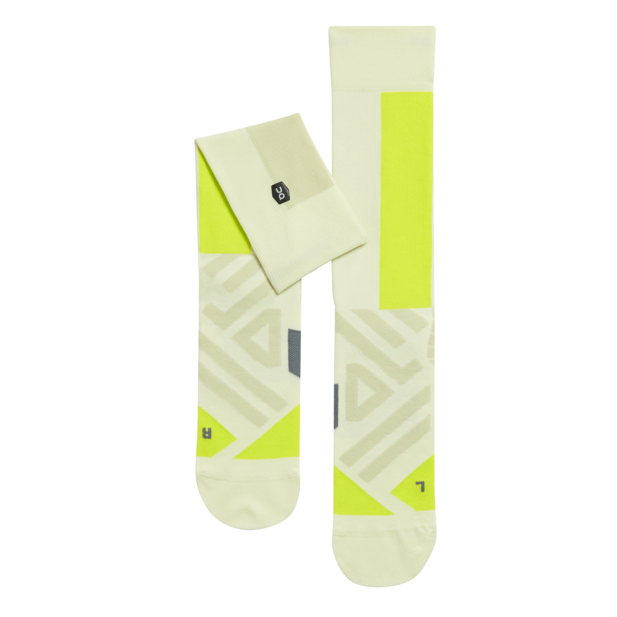 ON Performace High Socks Mens GEAR - Socks SEEDLING/KIWI