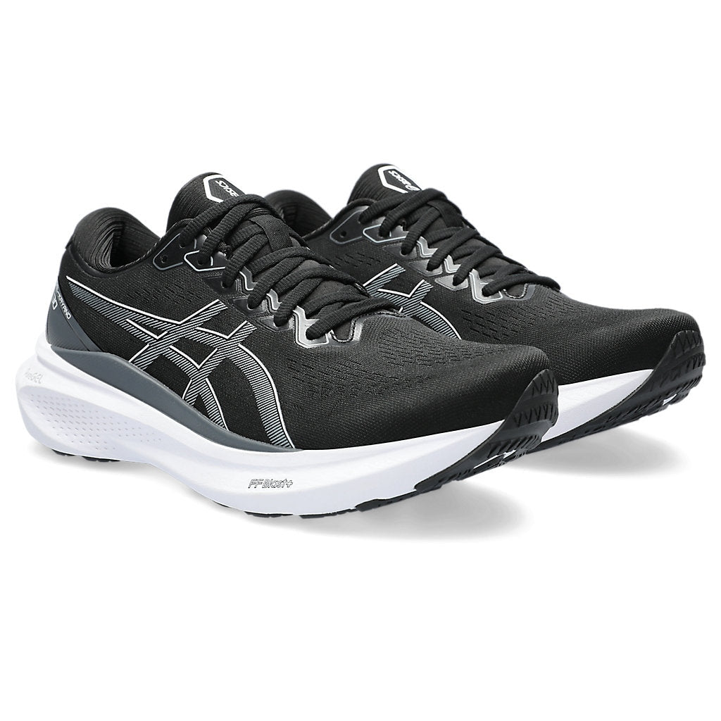 ASICS Gel-Kayano 30 Wide Mens FOOTWEAR - Mens Stability Cushioned BLACK/SHEET ROCK