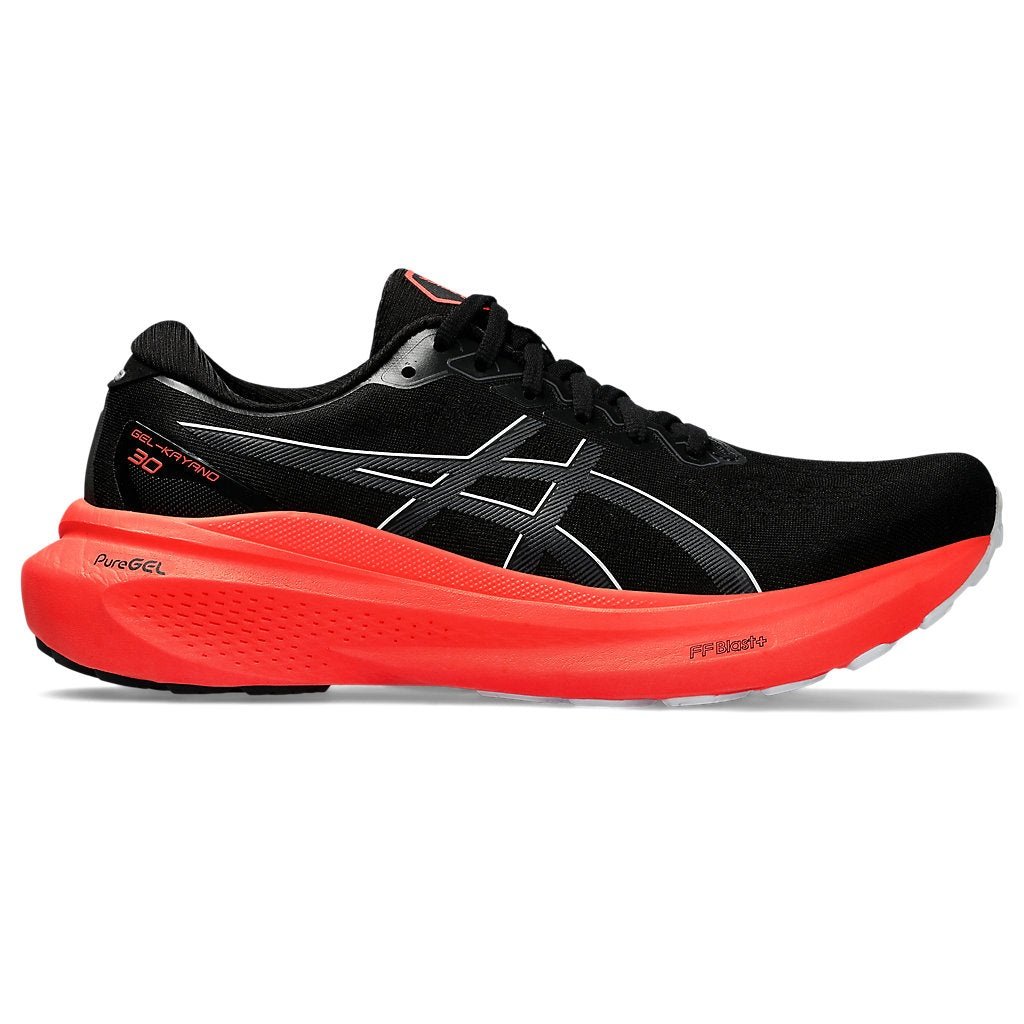 ASICS Gel-Kayano 30 Mens FOOTWEAR - Mens Stability Cushioned BLACK/CARRIER GREY
