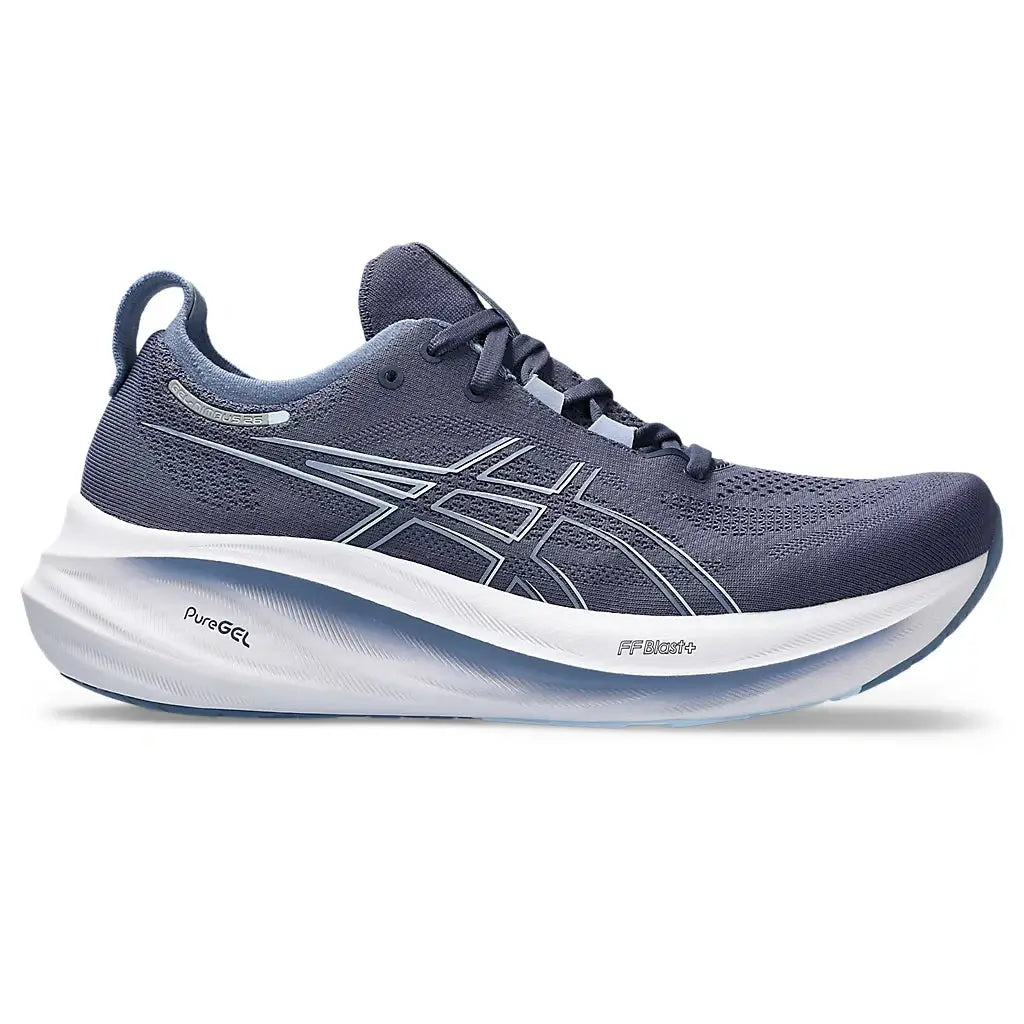 Asics Gel-Nimbus 26 Mens FOOTWEAR - Mens Neutral Cushioned THUNDER BLUE/DENIM BLUE