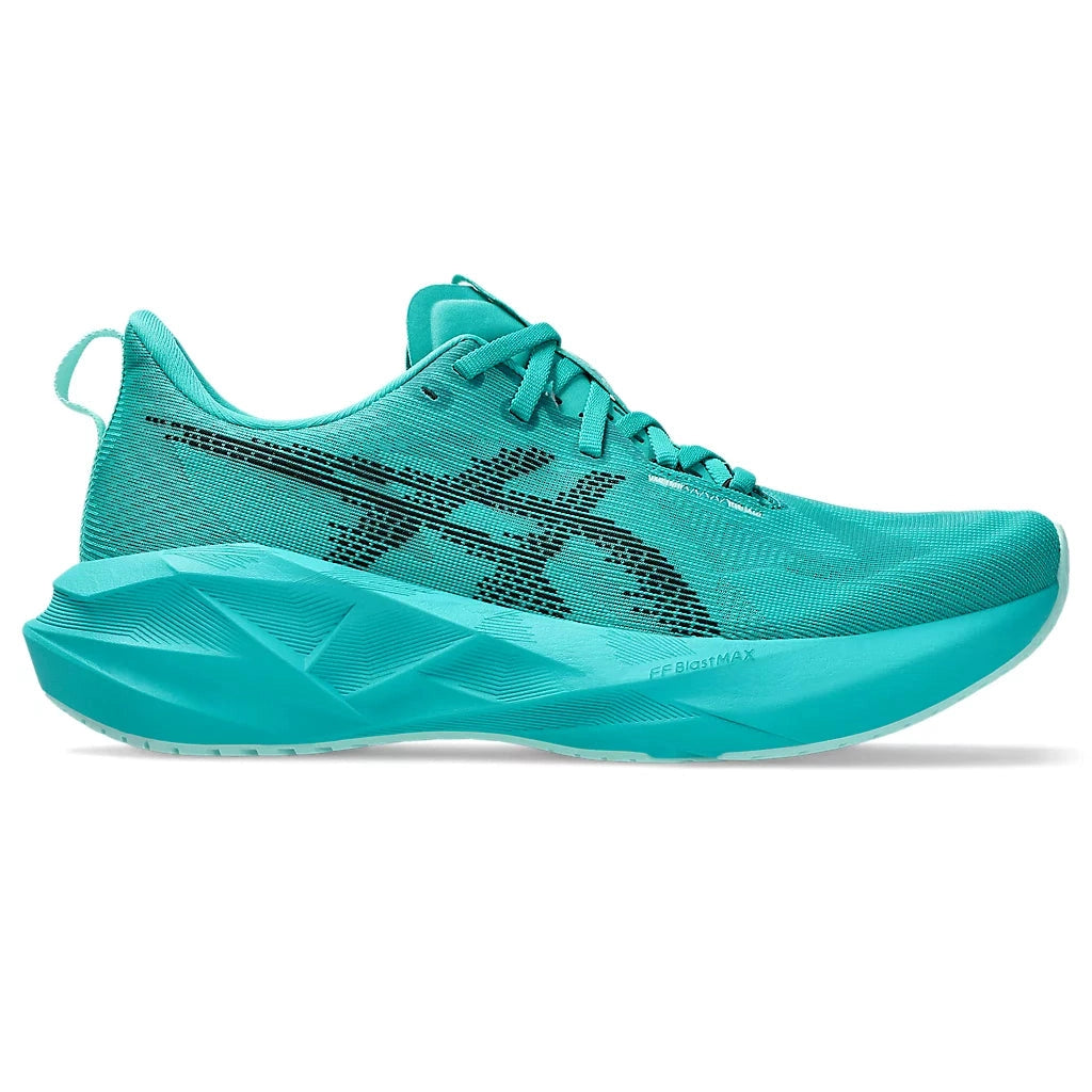 ASICS Novablast 5 Mens FOOTWEAR - Mens Neutral Cushioned WAVE TEAL/BLACK