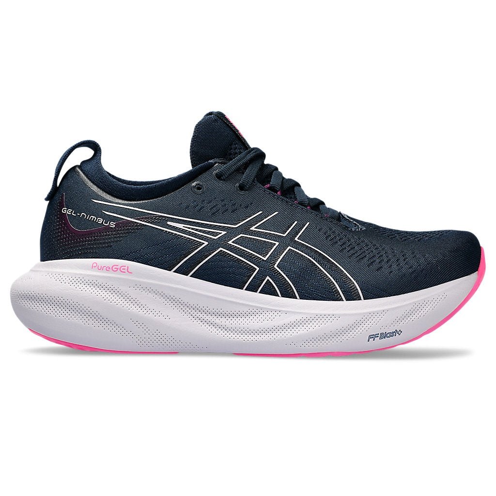 ASICS Gel-Nimbus 25 Womens FOOTWEAR - Womens Neutral Cushioned FRENCH BLUE/LILAC HINT