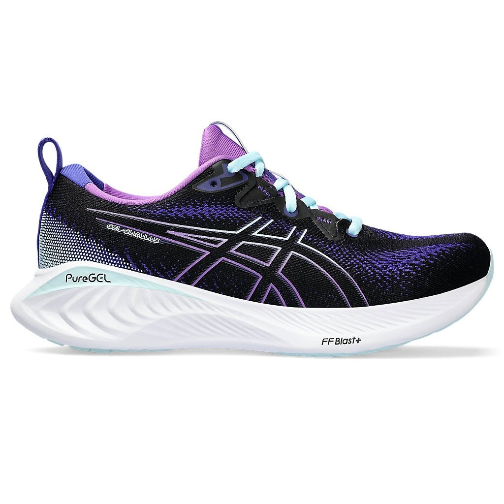 ASICS Gel-Cumulus 25 Womens FOOTWEAR - Womens Neutral BLACK/AQUAMARINE