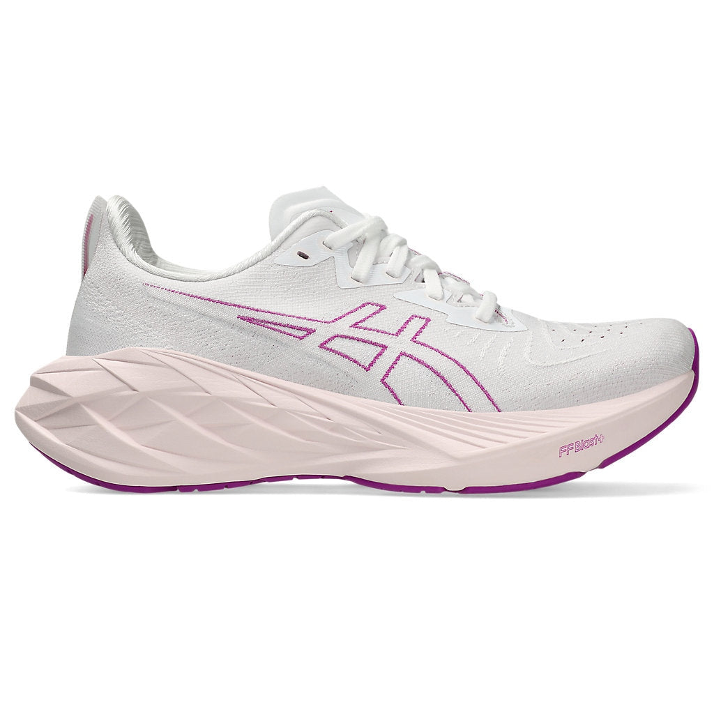 ASICS Novablast 4 Womens FOOTWEAR - Womens Neutral Cushioned WHITE/SOOTHING SEA