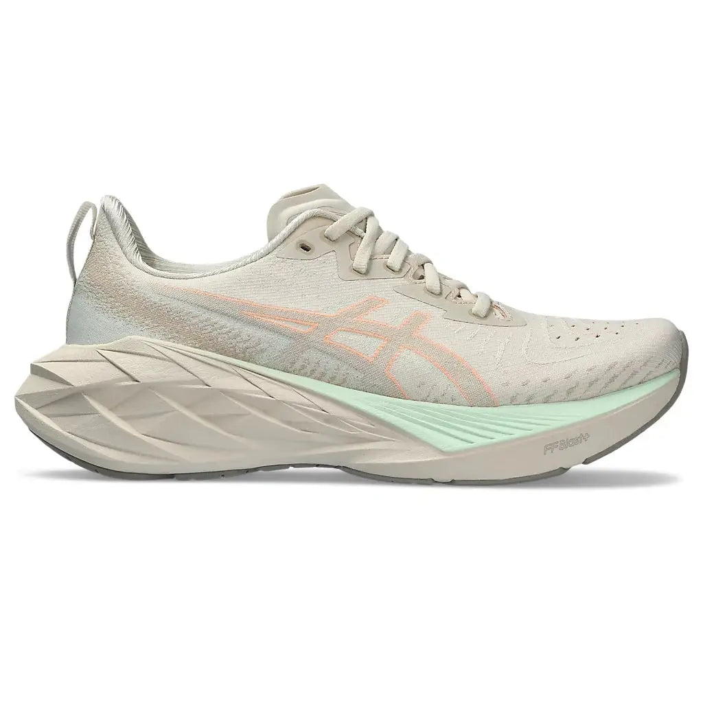 ASICS Novablast 4 Womens FOOTWEAR - Womens Neutral Cushioned OATMEAL/MOONROCK