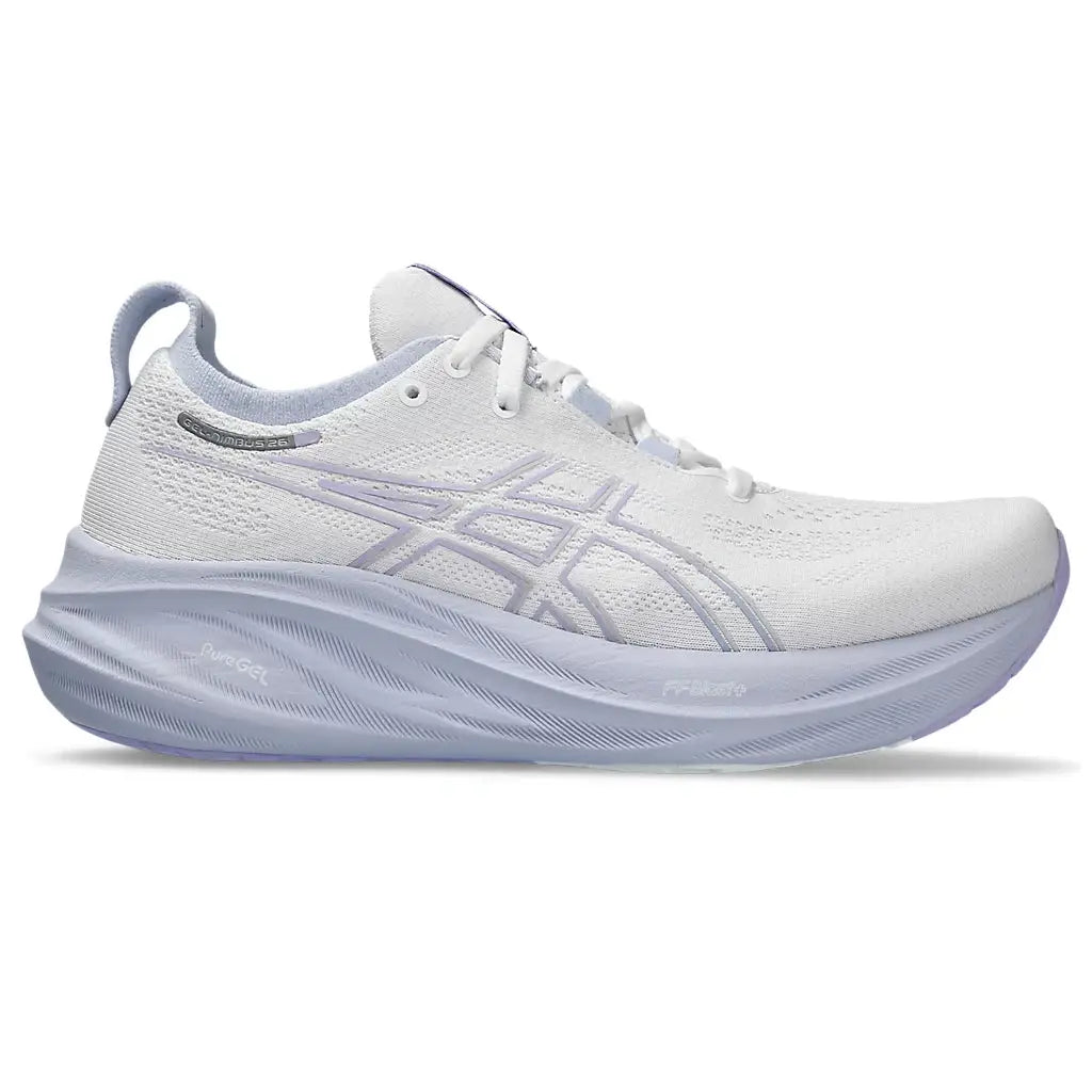 Asics Gel-Nimbus 26 Womens FOOTWEAR - Womens Neutral Cushioned WHITE/FRESH AIR