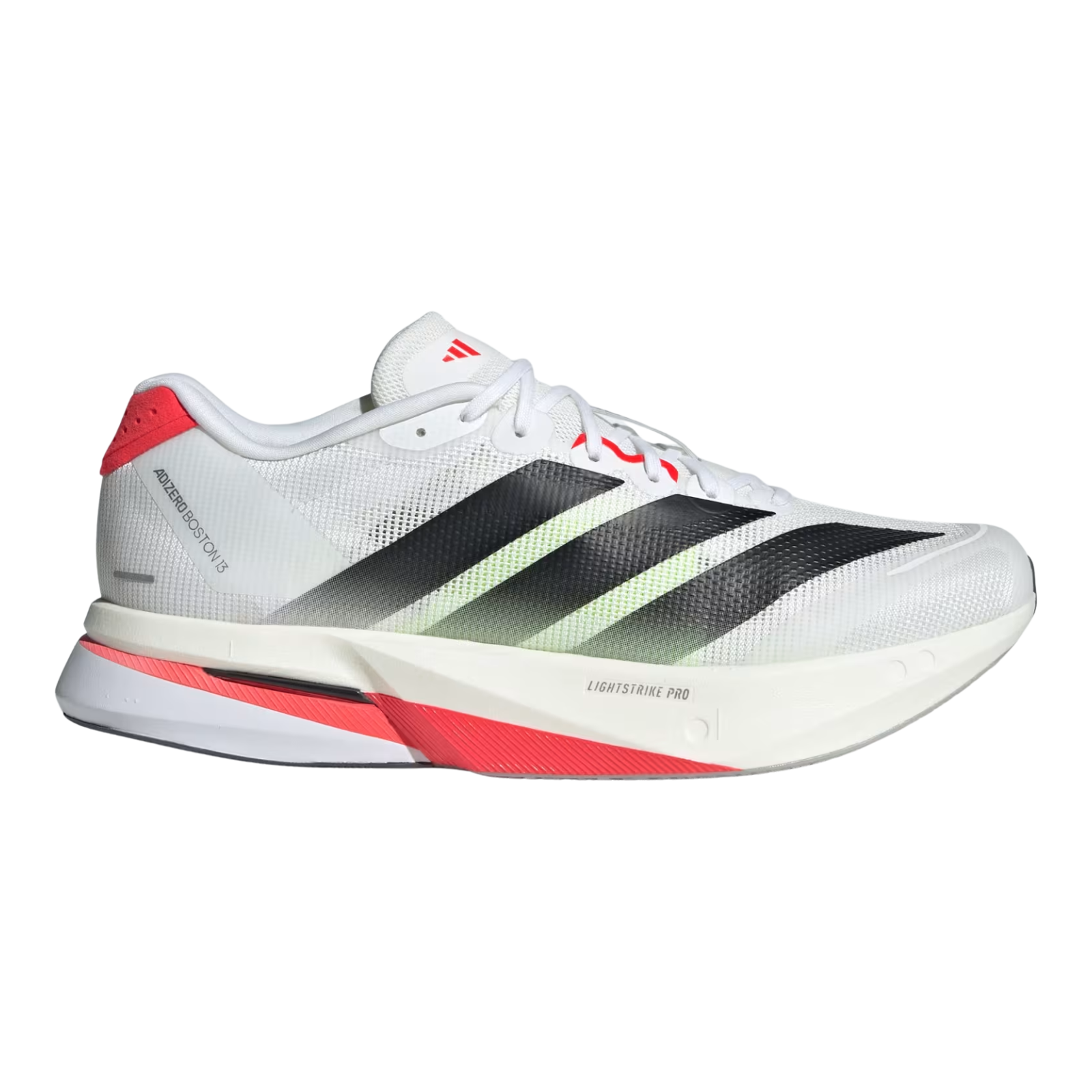 ADIDAS Adizero Boston 13 Mens FOOTWEAR - Mens Everyday Training CLOUD WHITE/CORE BLACK/LUCID RED