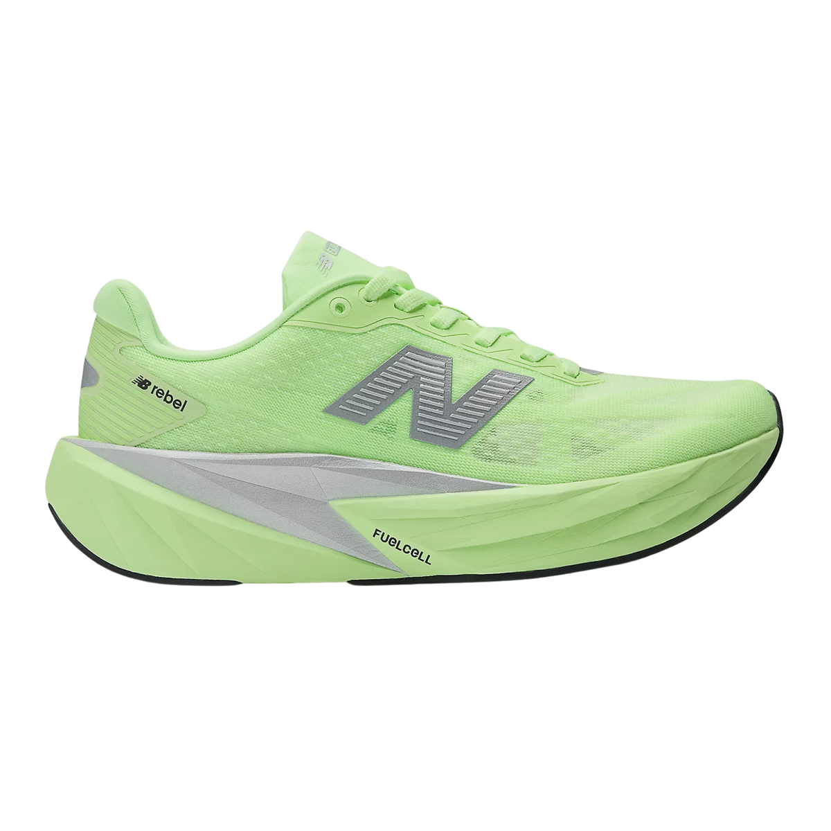 NEW BALANCE FuelCell Rebel V5 Women's FOOTWEAR - Womens Neutral Cushioned LAB GREEN/SILVER METALLIC/WHITE