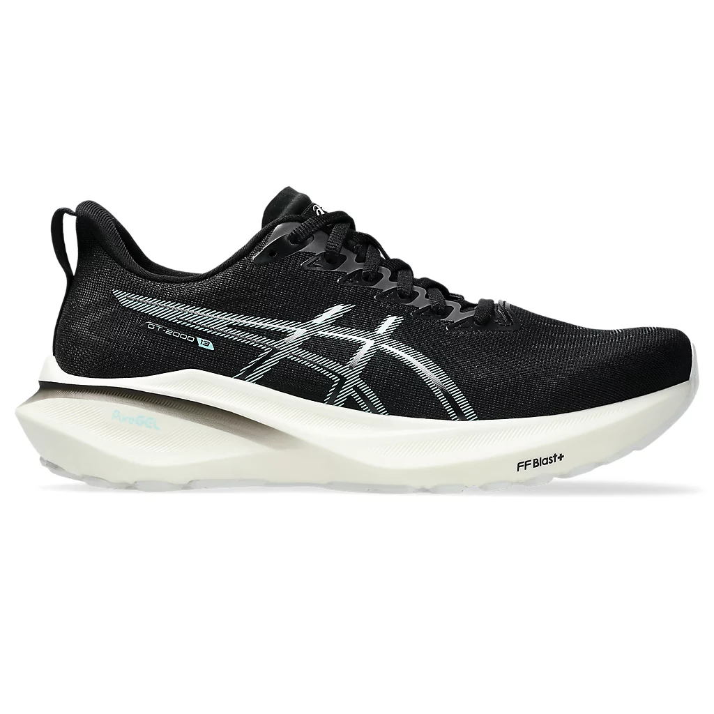 ASICS GT-2000 13 Womens FOOTWEAR - Womens Stability BLACK/ILLUMINATE MINT