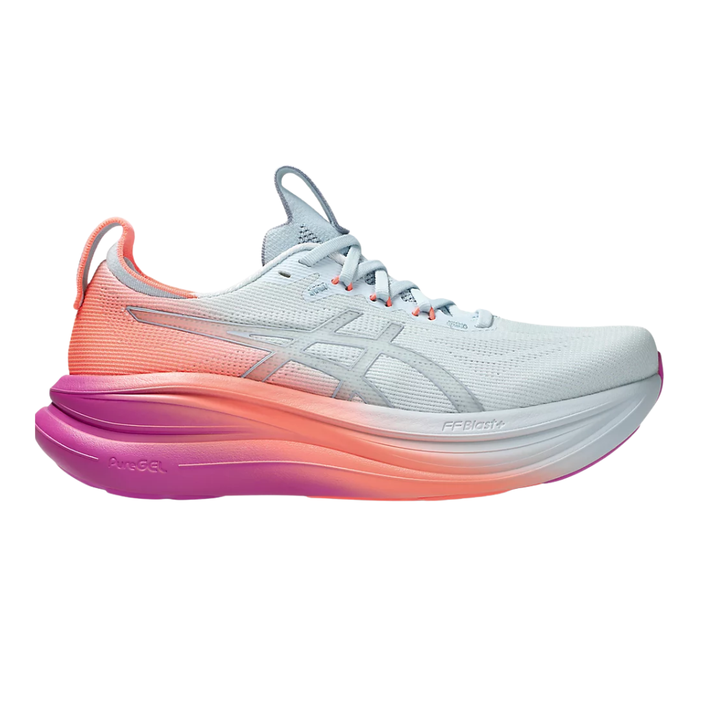 ASICS GEL-Nimbus 28 Women's FOOTWEAR - Womens Neutral Cushioned SKY/DIGITAL SAKURA