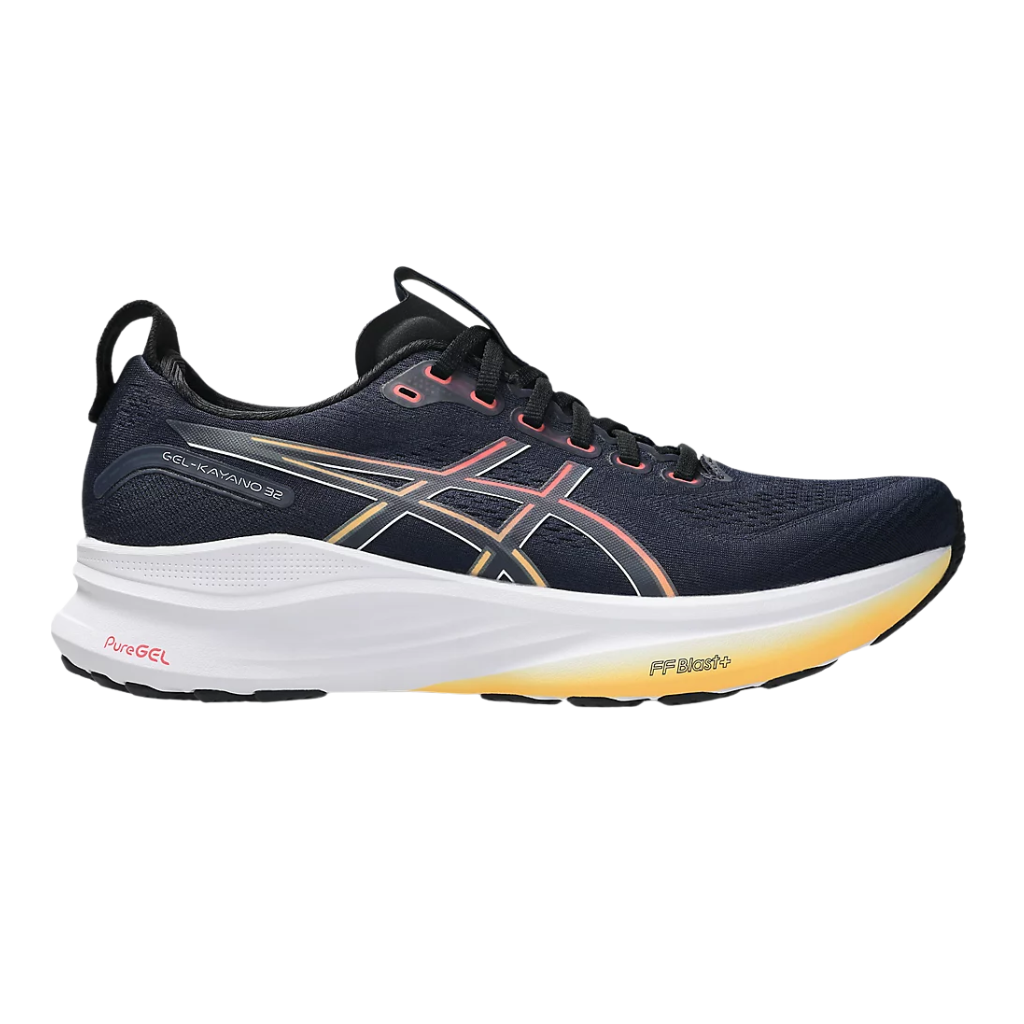 ASICS Gel-Kayano 32 Mens Wide FOOTWEAR - Mens Stability MIDNIGHT/BLACK