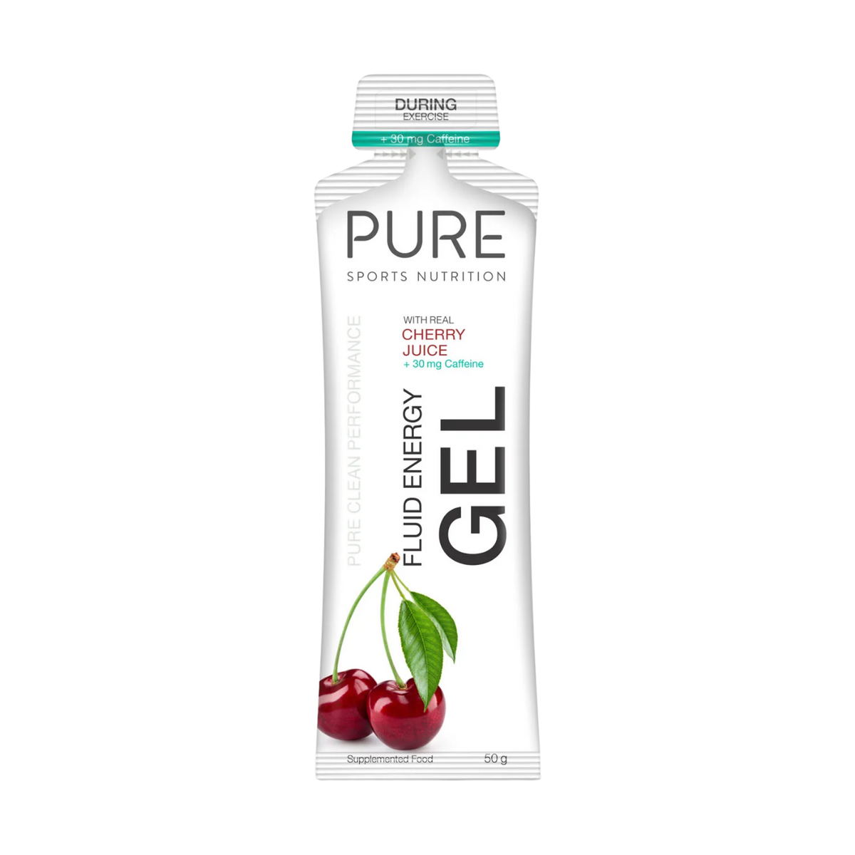 PURE SPORTS NUTRITION Fluid Energy Gel 50g + Caffeine NUTRITION - Energy and Recovery Gels 50g