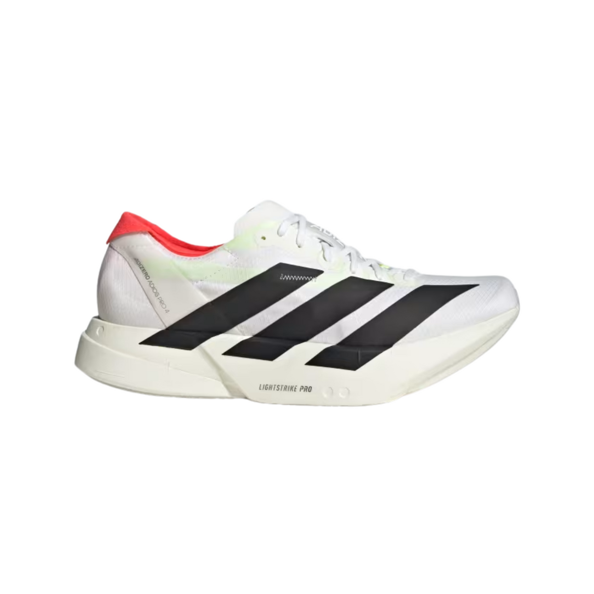 Adidas Adizero Adios Pro 4 Mens FOOTWEAR - Mens Carbon Plate CLOUD WHITE/CORE BLACK/SILVER METALLIC