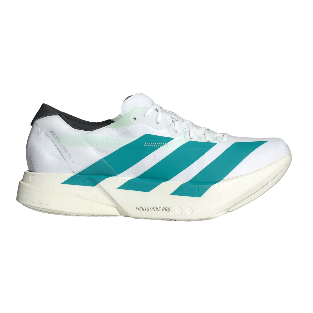 ADIDAS Adizero Adios Pro 4 Mens FOOTWEAR - Mens Carbon Plate CLOUD WHITE/PURE TEAL/CARBON