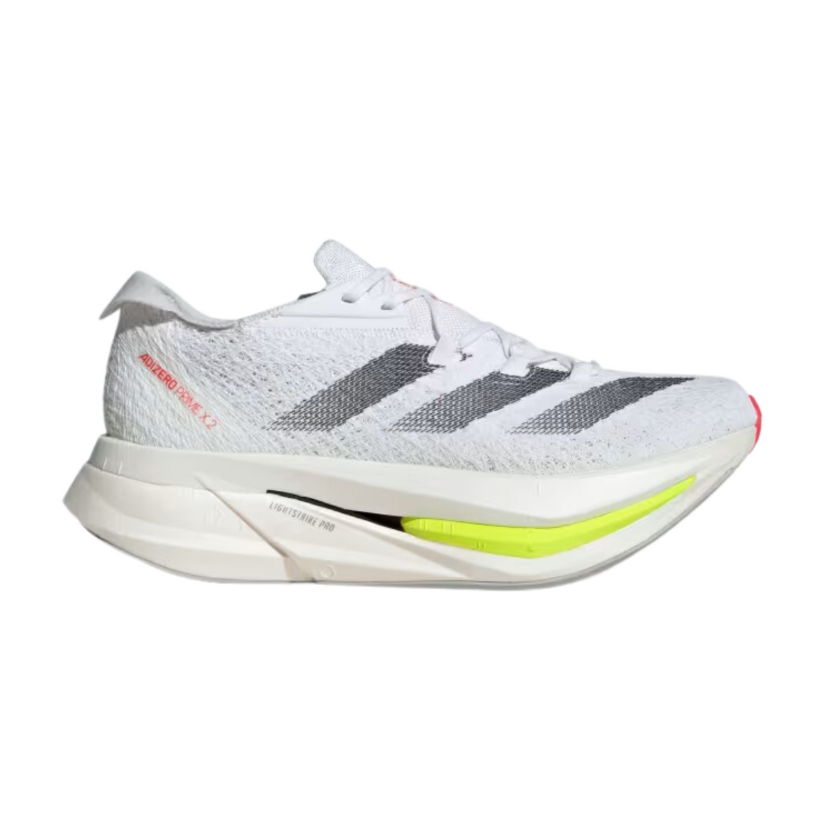 ADIDAS Adizero Prime X 2 Strung Unisex FOOTWEAR - Unisex Carbon Plate CLOUD WHITE/CORE BLACK/LUCID RED