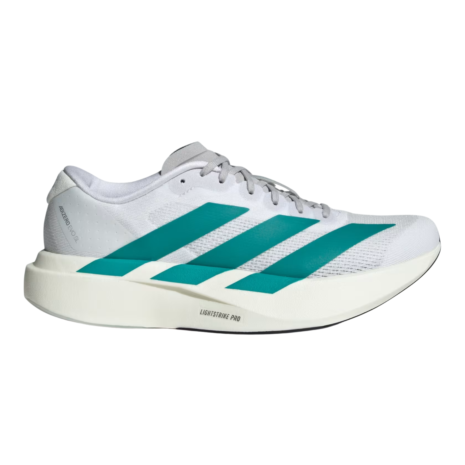 ADIDAS Adizero Evo SL Women's FOOTWEAR - Womens Neutral CLOUD WHITE/PURE TEAL/GREY TWO