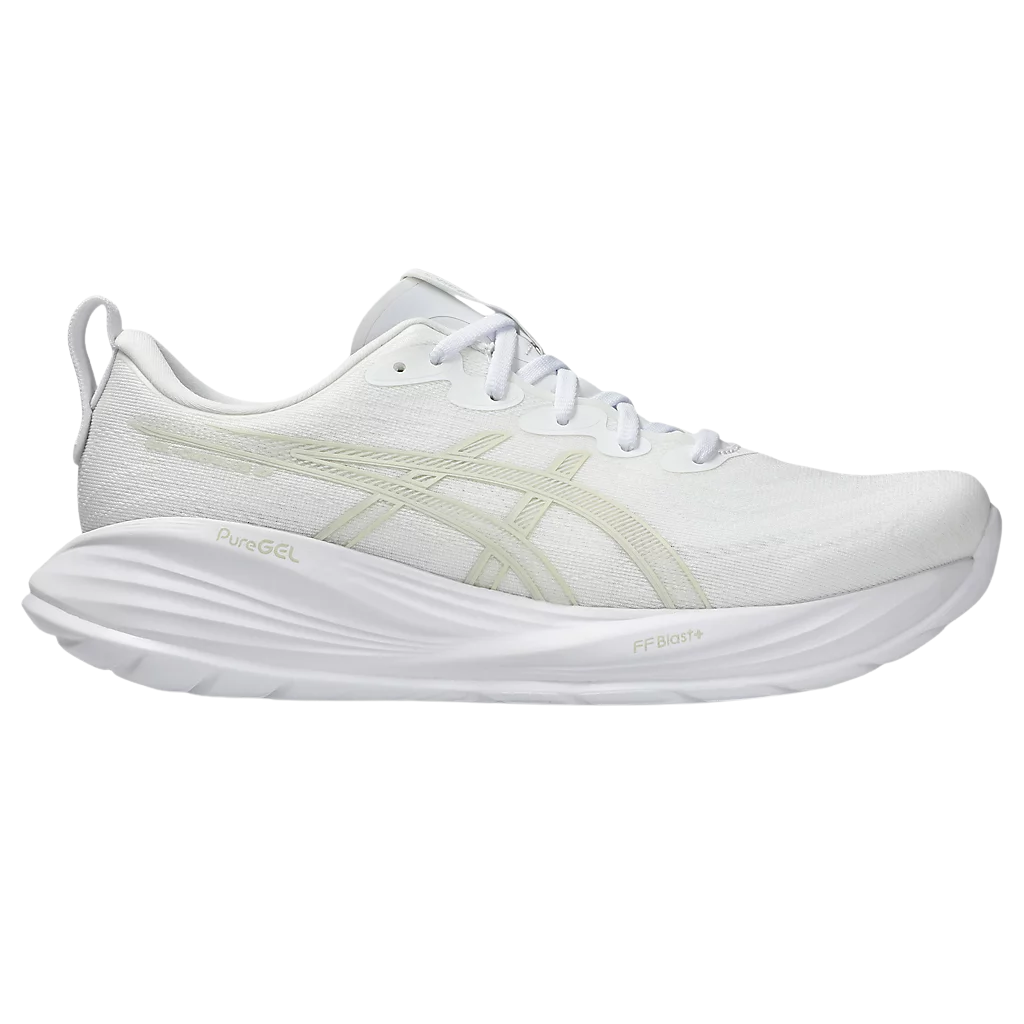 ASICS Gel-Cumulus 27 Mens FOOTWEAR - Mens Neutral WHITE/LAKE GREY