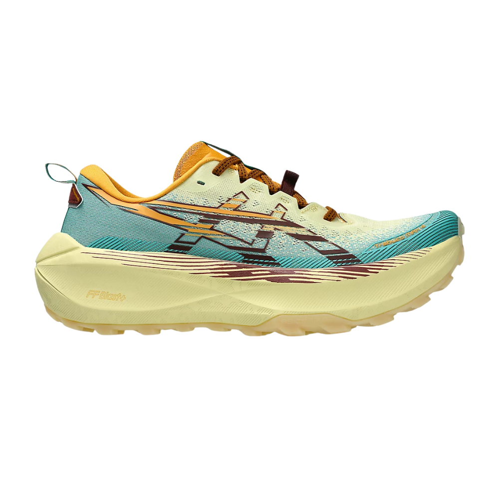 ASICS Trabuco Max 4 Mens FOOTWEAR - Mens Trail WHEAT YELLOW/DARK RED PLANET