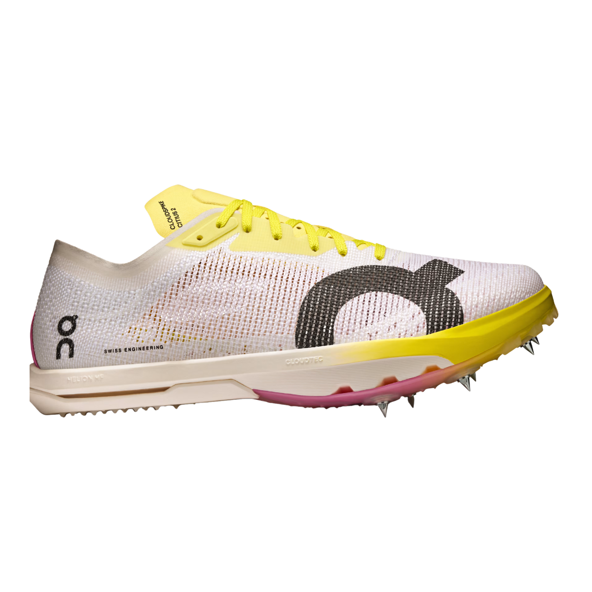 ON Cloudspike Citius 2 Womens FOOTWEAR - Womens Track Spikes WHITE/RASPBERRY