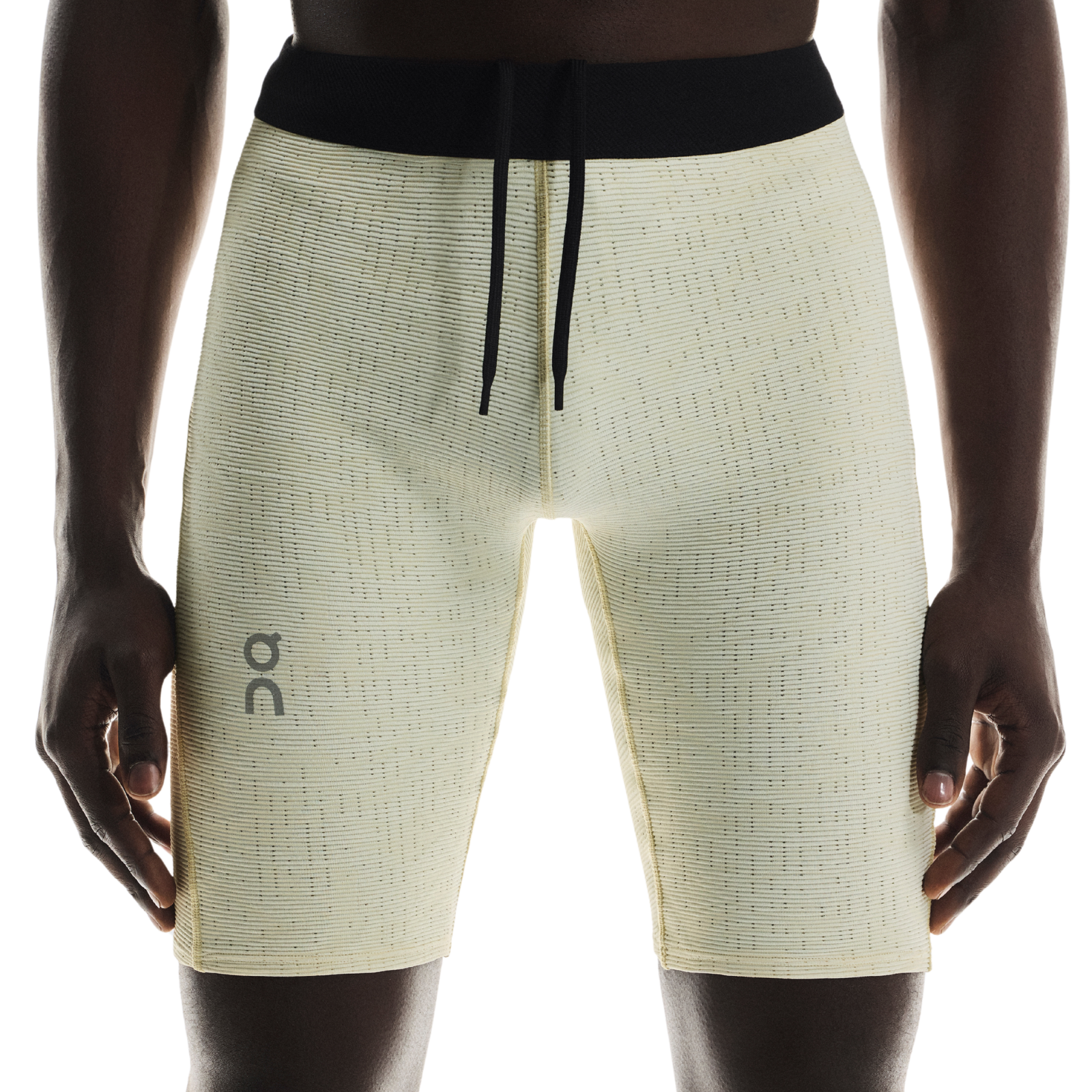 ON Pace Tights Short Mens APPAREL - Mens Compression Tights TAUPE