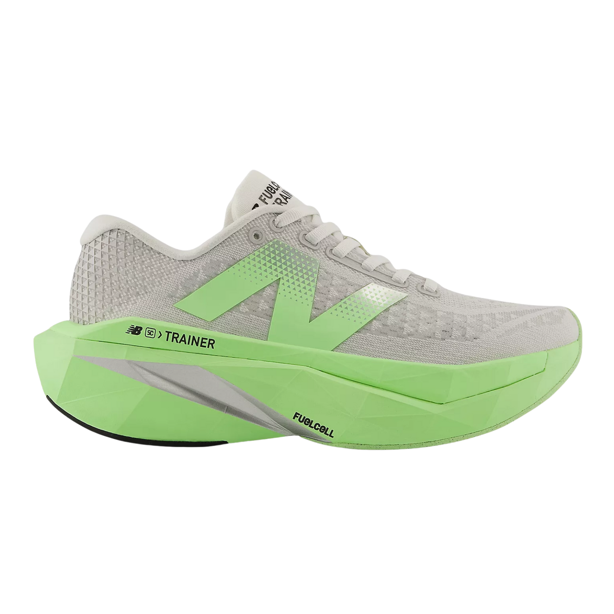 NEW BALANCE FuelCell SuperComp Trainer v3 Womens FOOTWEAR - Womens Carbon Plate MINT FLASH/GREY MATTER/REFLECTION