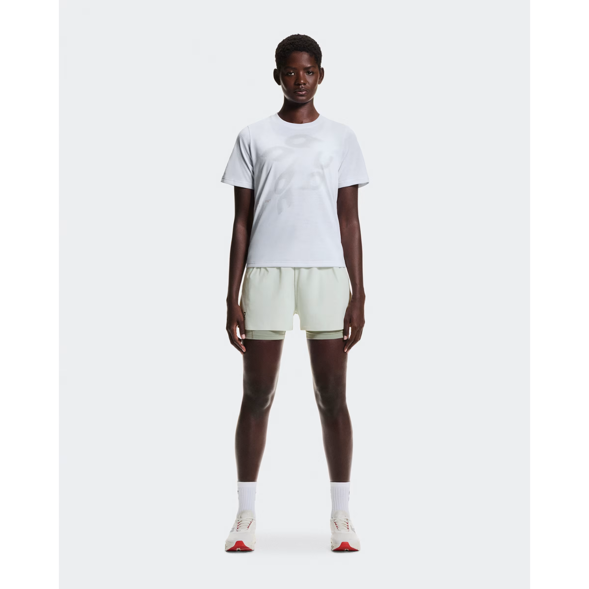 On Run-T Women's APPAREL - Womens T-Shirts WHITE