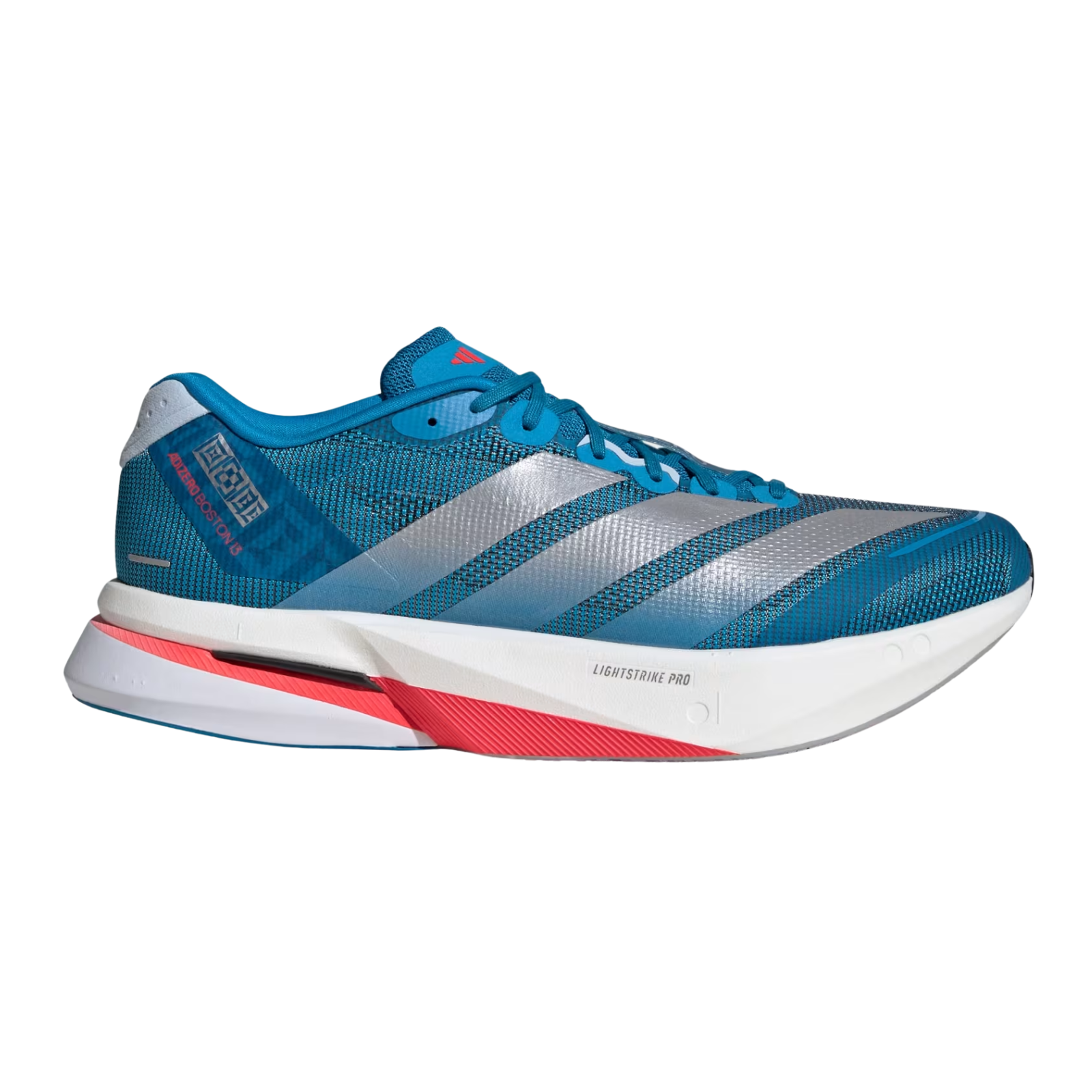 ADIDAS Adizero Boston 13 Mens FOOTWEAR - Mens Everyday Training SOLAR BLUE/SILVER METALLIC/DARK SOLAR BLUE
