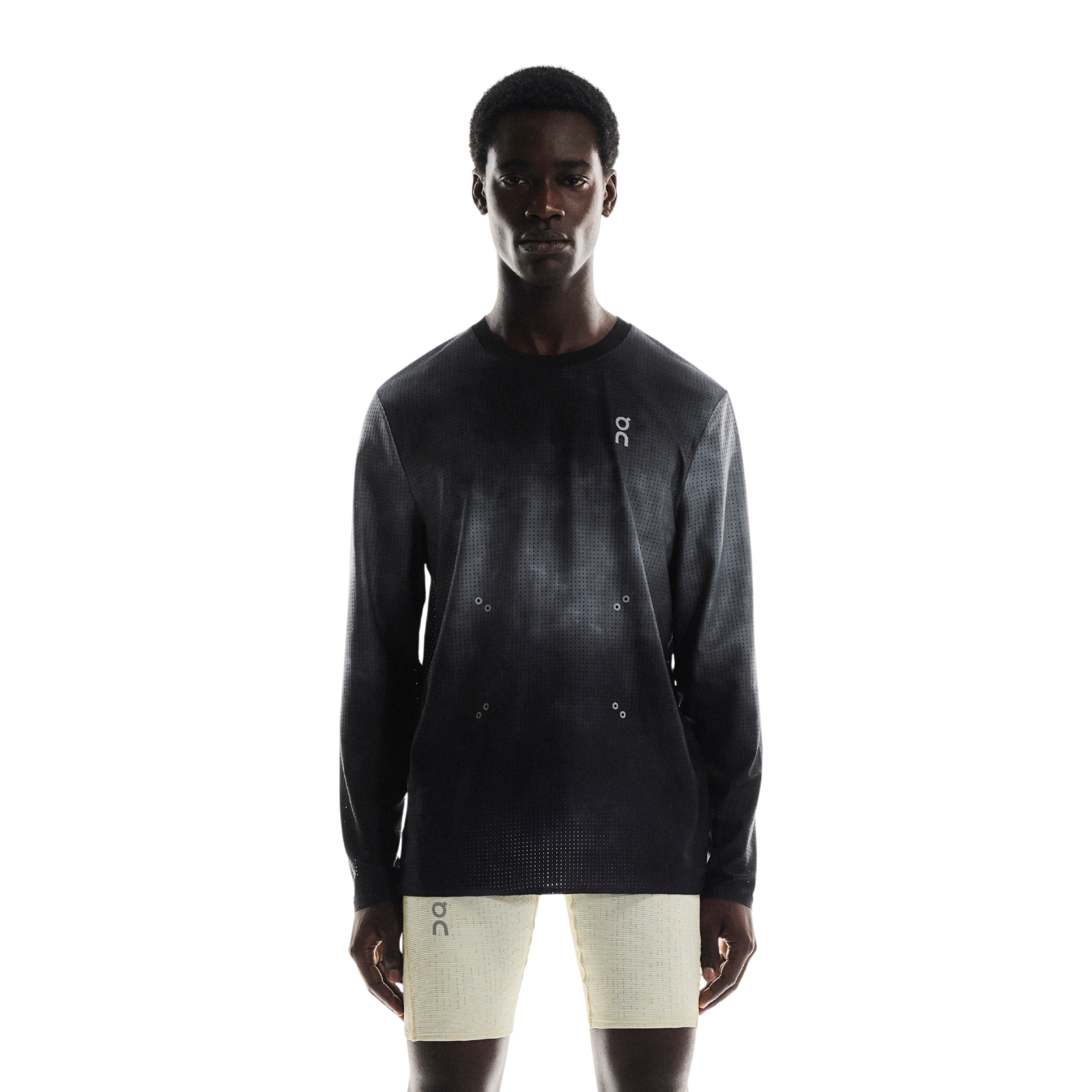 ON Pace Mesh Long-T Mens APPAREL - Mens Long Sleeve Tops BLACK