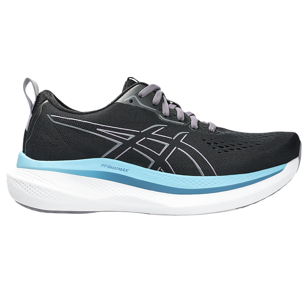 ASICS Glideride Max Womens FOOTWEAR - Womens Neutral Cushioned BLACK/CARRIER GREY