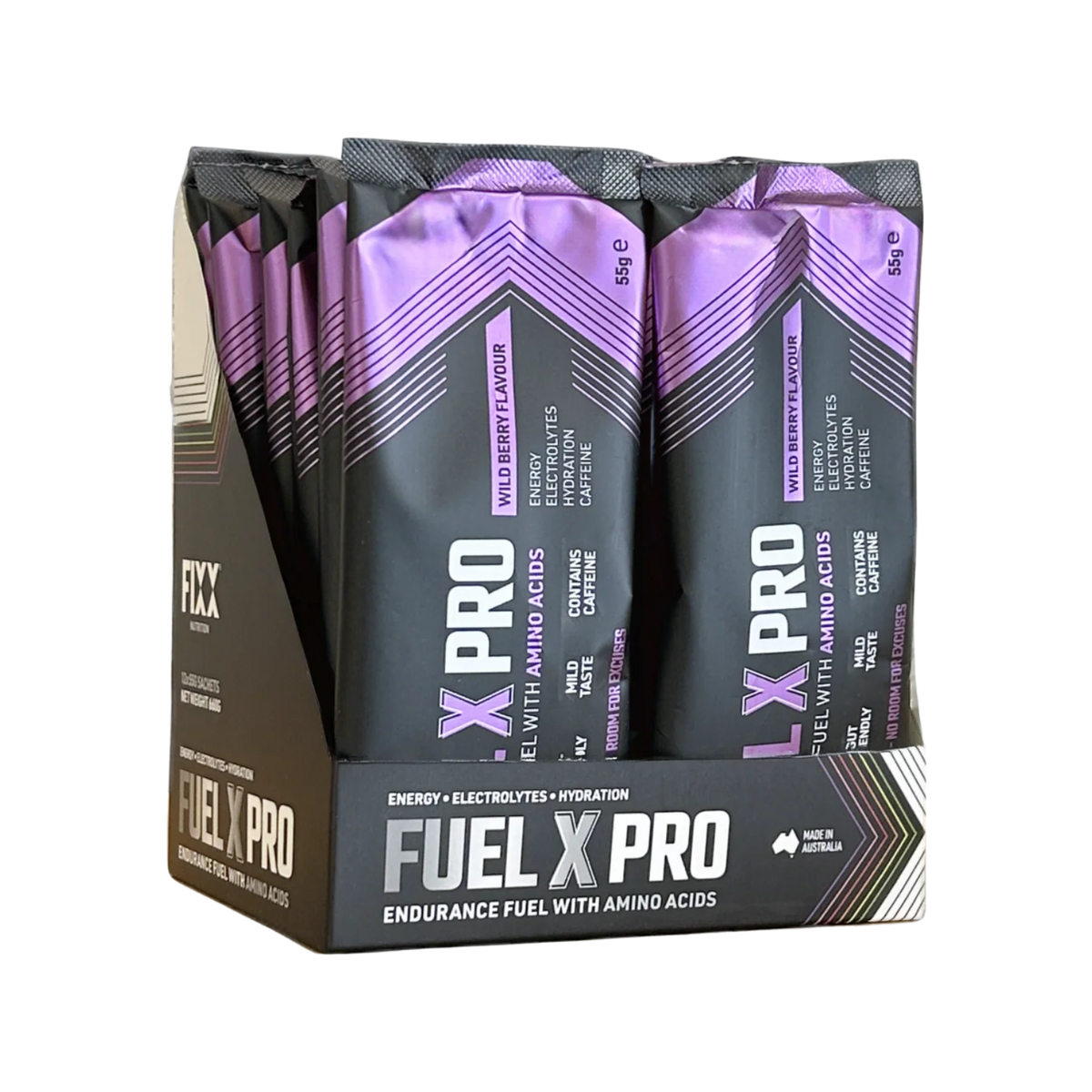 FIXX NUTRITION - Fuel X Pro Endurance Fuel NUTRITION - Energy and Recovery Gels
