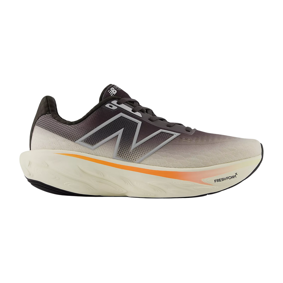 NEW BALANCE Fresh Foam X 1080 V14 Men's FOOTWEAR - Mens Neutral Cushioned BLACK CEMENT/ANGORA/HOT MANGO