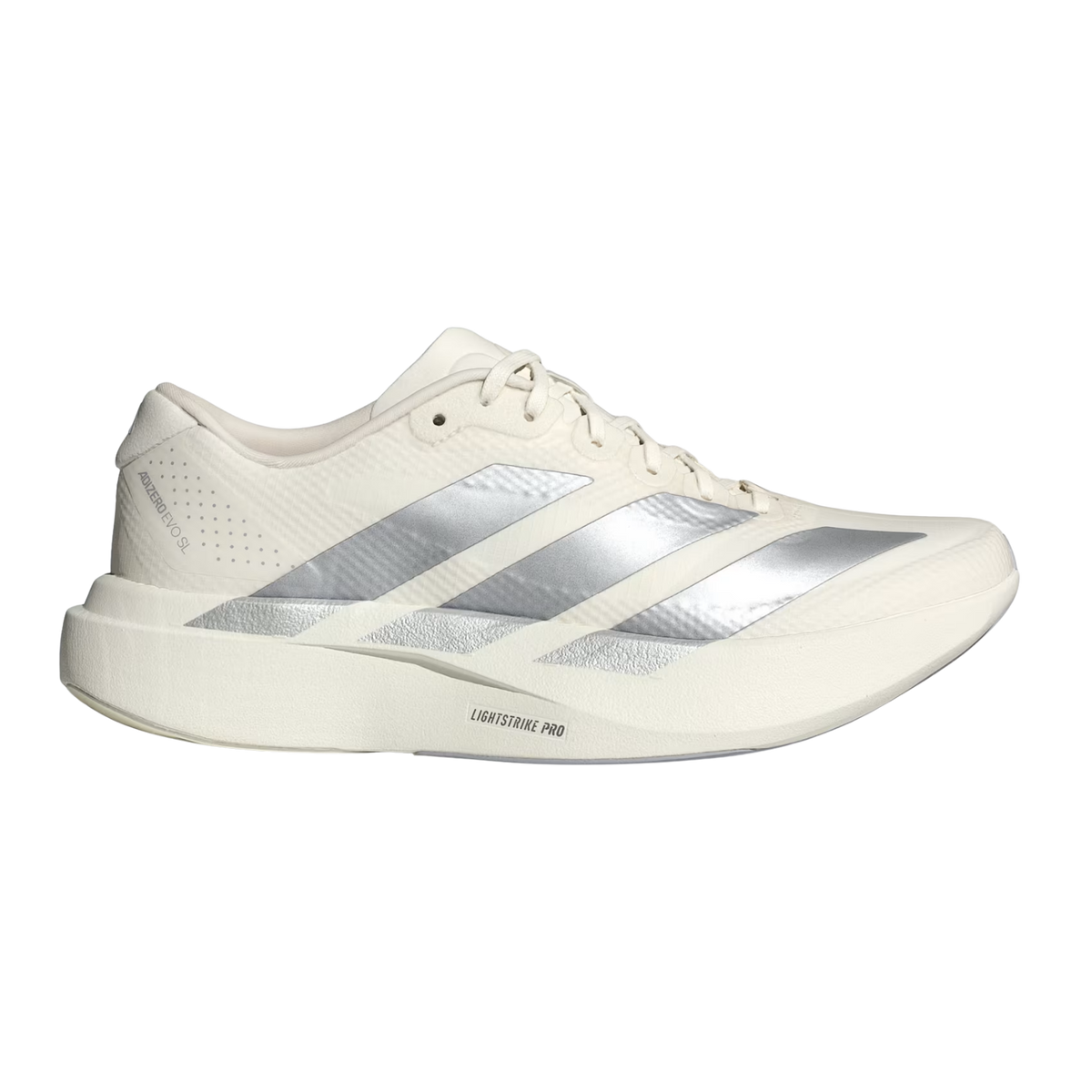ADIDAS Evo SL Woven Mens FOOTWEAR - Mens Lightweight CHALK WHITE/CHALK WHITE/HALO SILVER