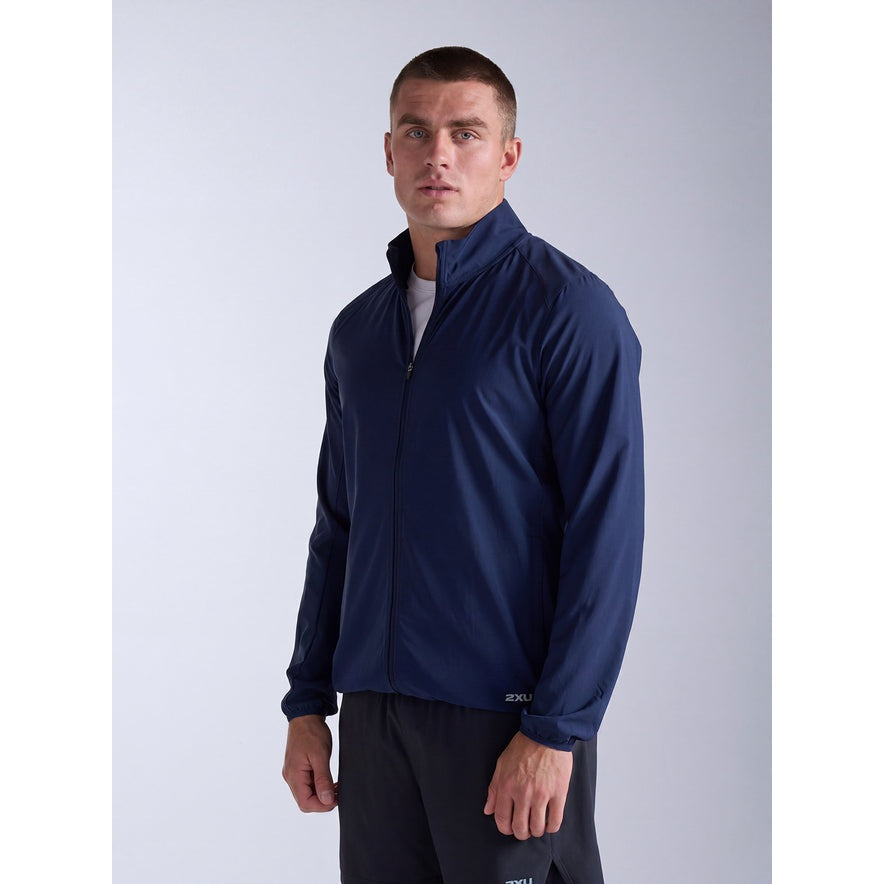 2XU Aero 1/2 Zip Mens APPAREL - Mens Long Sleeve Tops MIDNIGHT/SILVER REFLECTIVE