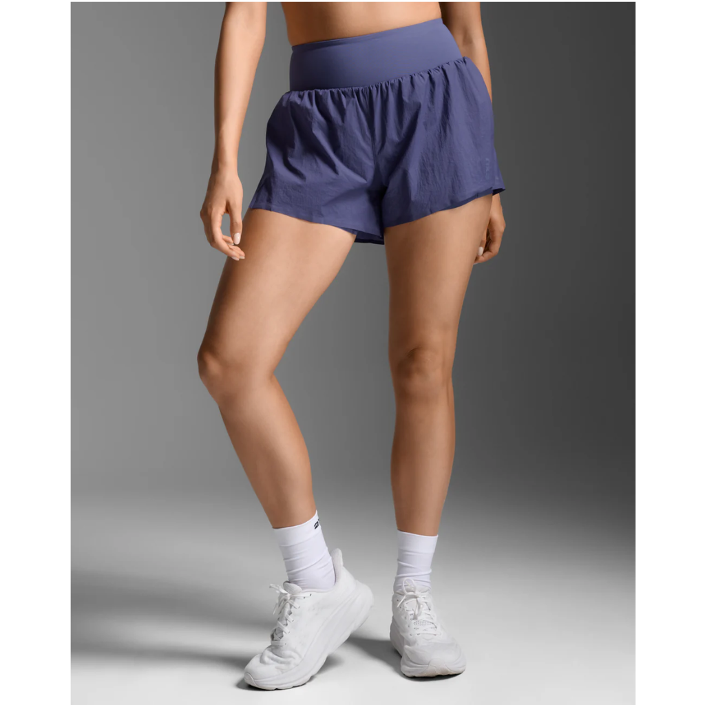 2XU Aero Hi-Rise 2-in-1 3inch Shorts Womens APPAREL - Womens Shorts FUTURE DUSK/FUTURE DUSK REFLECTIVE