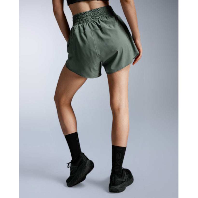 2XU Aero Hi-Rise 4 Inch Shorts Womens APPAREL - Womens Shorts