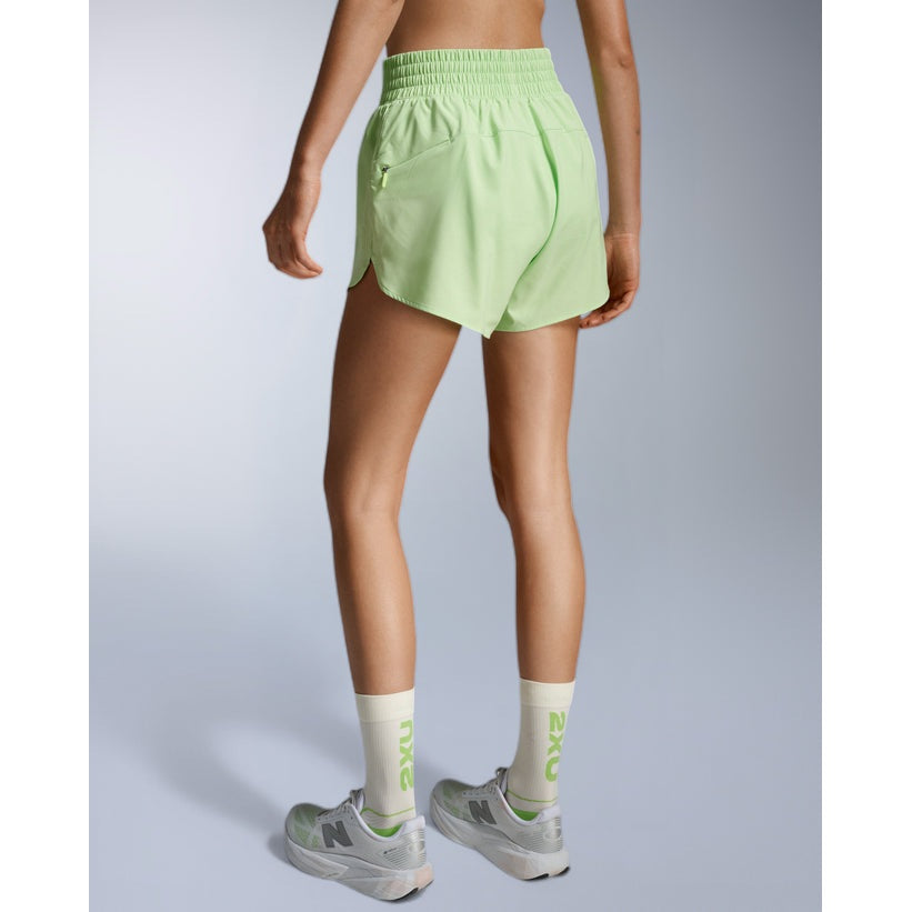 2XU Aero Hi-Rise 4 Inch Shorts Womens - APPAREL - Womens Shorts
