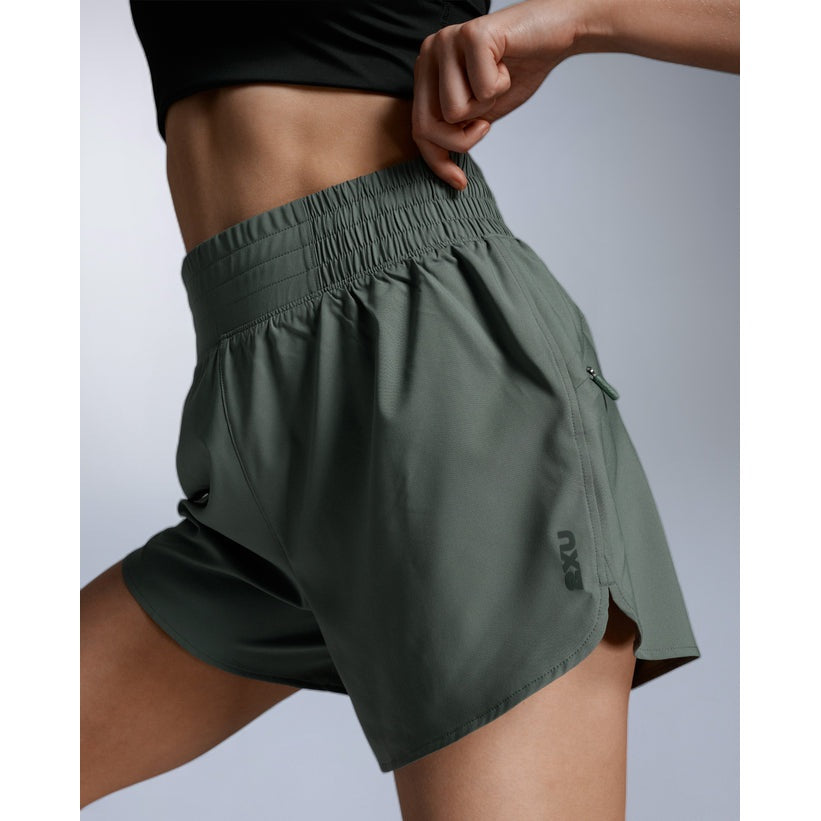 2XU Aero Hi-Rise 4 Inch Shorts Womens APPAREL - Womens Shorts