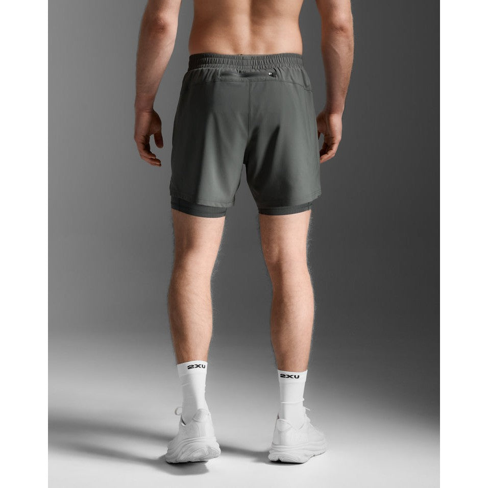2XU Aero Mesh 2-in-1 5 Inch Short Mens APPAREL - Mens Shorts