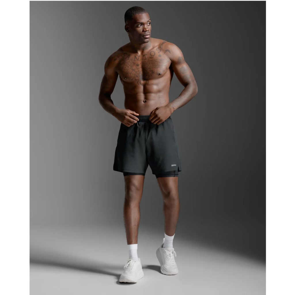 2XU Aero Mesh 2-in-1 5 Inch Short Mens APPAREL - Mens Shorts