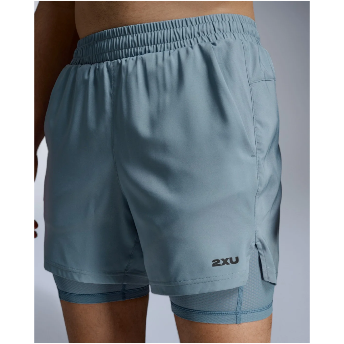 2XU Aero Mesh 2-in-1 5 Inch Short Mens APPAREL - Mens Shorts