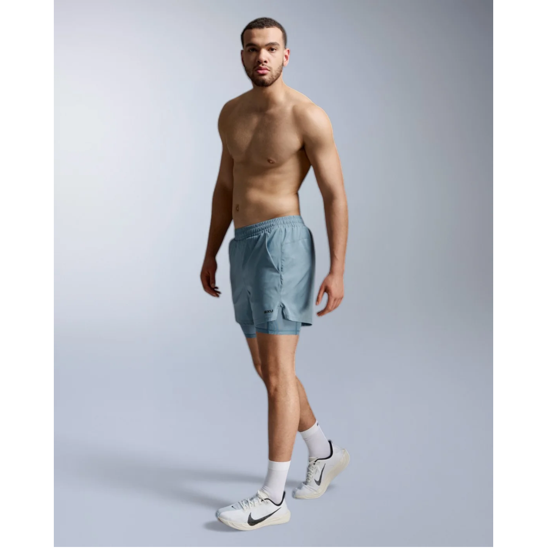 2XU Aero Mesh 2-in-1 5 Inch Short Mens APPAREL - Mens Shorts
