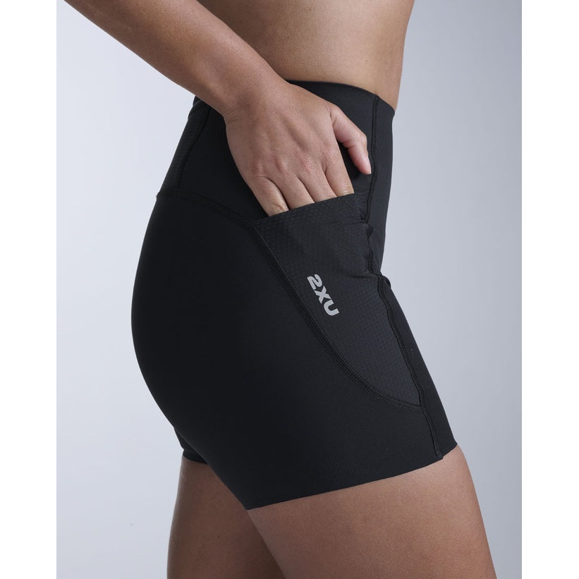 2XU Aero Mesh Hi-Rise Compression 4" Shorts Womens APPAREL - Womens Shorts