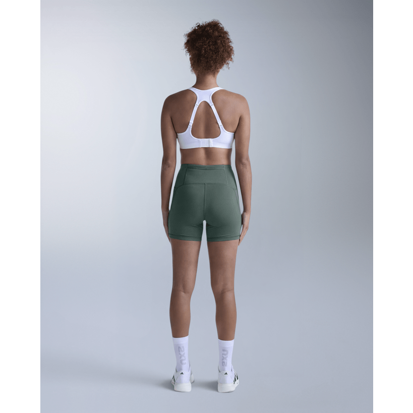 2XU Aero Mesh Hi-Rise Compression 4" Shorts Womens APPAREL - Womens Shorts