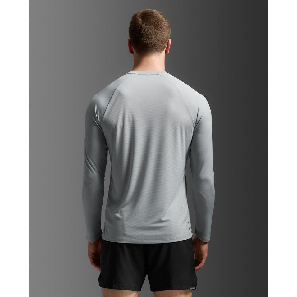 2XU Aero Mesh Long Sleeve Mens APPAREL - Mens Long Sleeve Tops